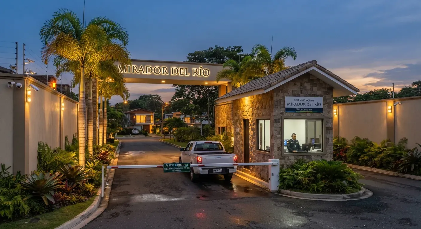 Garita de una urbanización